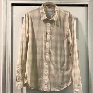 Men’s Calvin Klein button up shirt